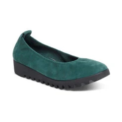 Aetrex Women's Brianna Ballet Flat - Dark Teal