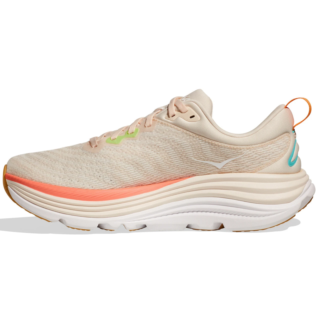 HOKA ONE ONE Women's Gaviota 5 - Vanilla / Eggnog (Medium Width) - Image 2