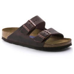 Birkenstock Arizona Soft Footbed Oiled Leather - Habana (Narrow Width)