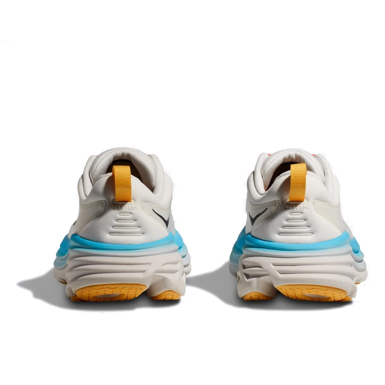 HOKA ONE ONE Women's Bondi 8 - Blanc De Blanc / Swim Day (Wide Width) - Image 4