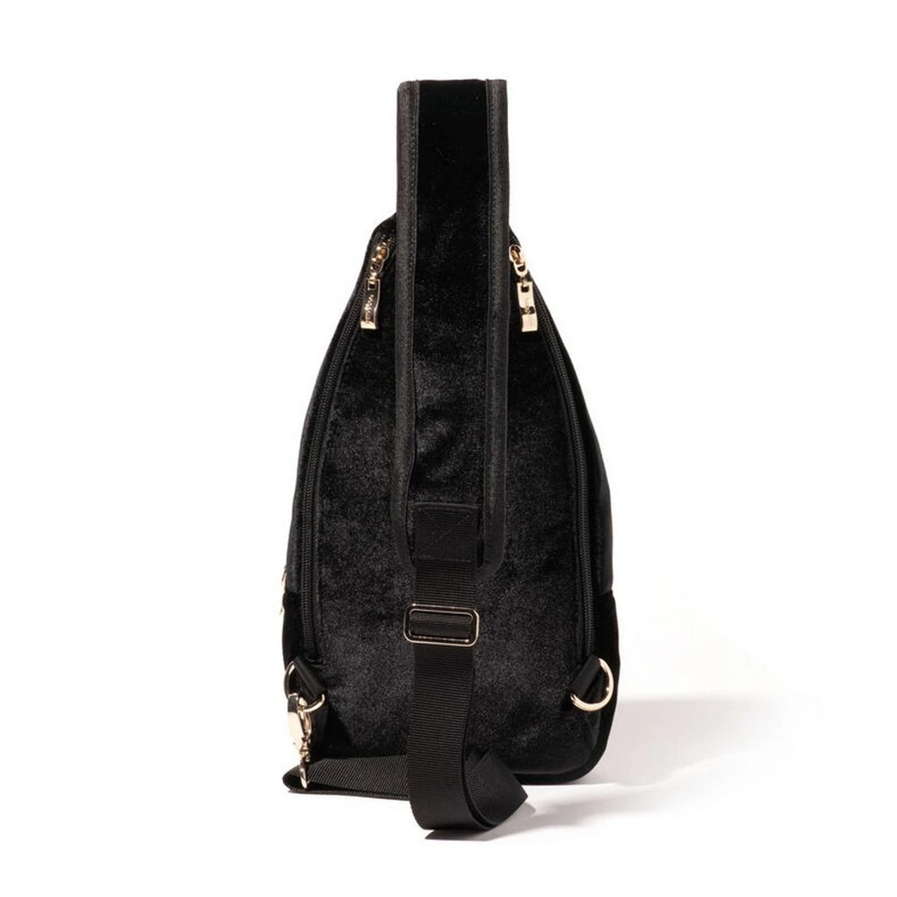 Baggallini Central Park Sling - Black Velvet / Gold Hardware - Image 2