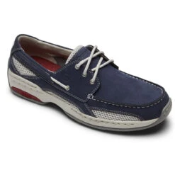 Dunham Men's Captain Boat Shoe - Navy Nubuck