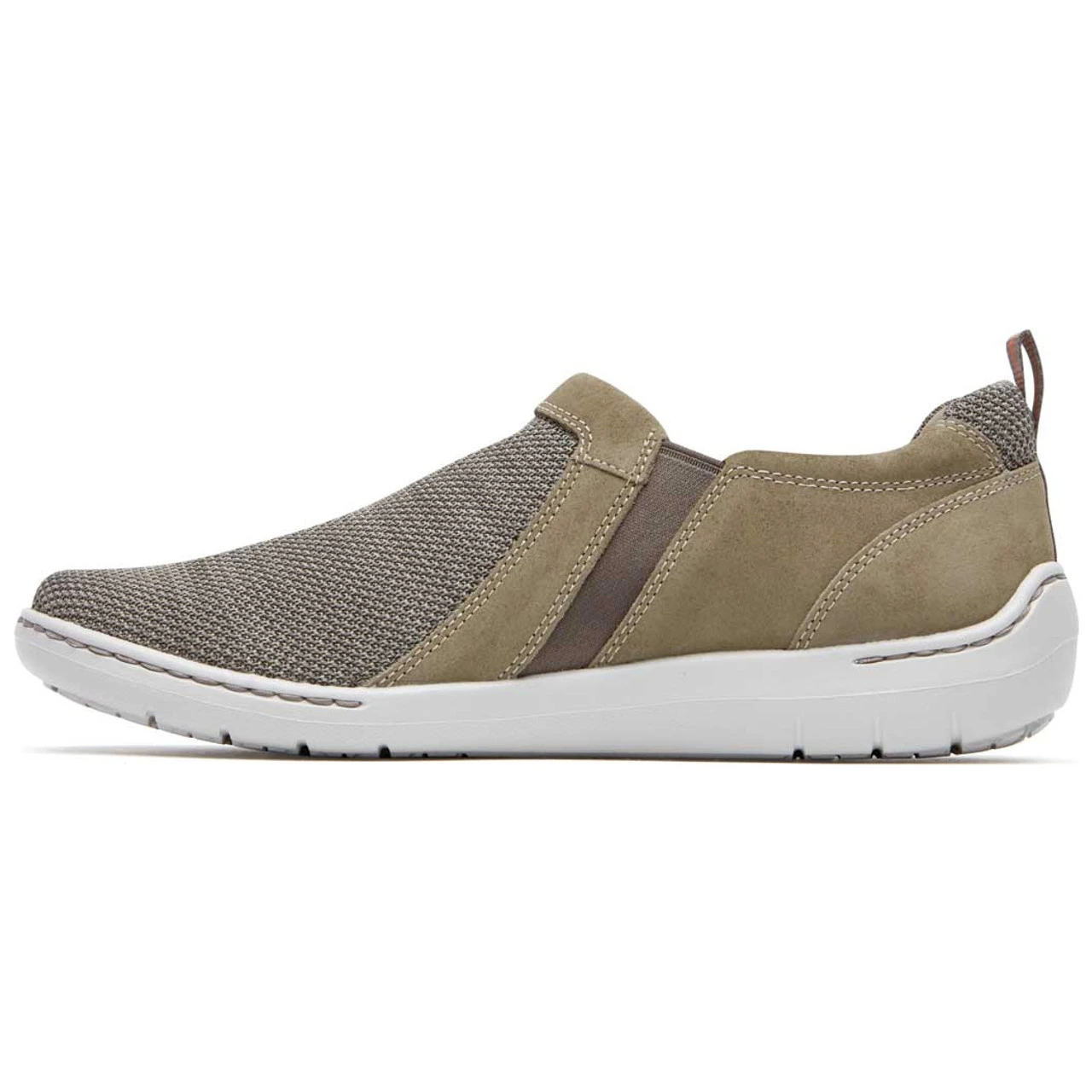 Dunham Men's Fitsmart Double Gore Slip-On - Taupe - Image 3