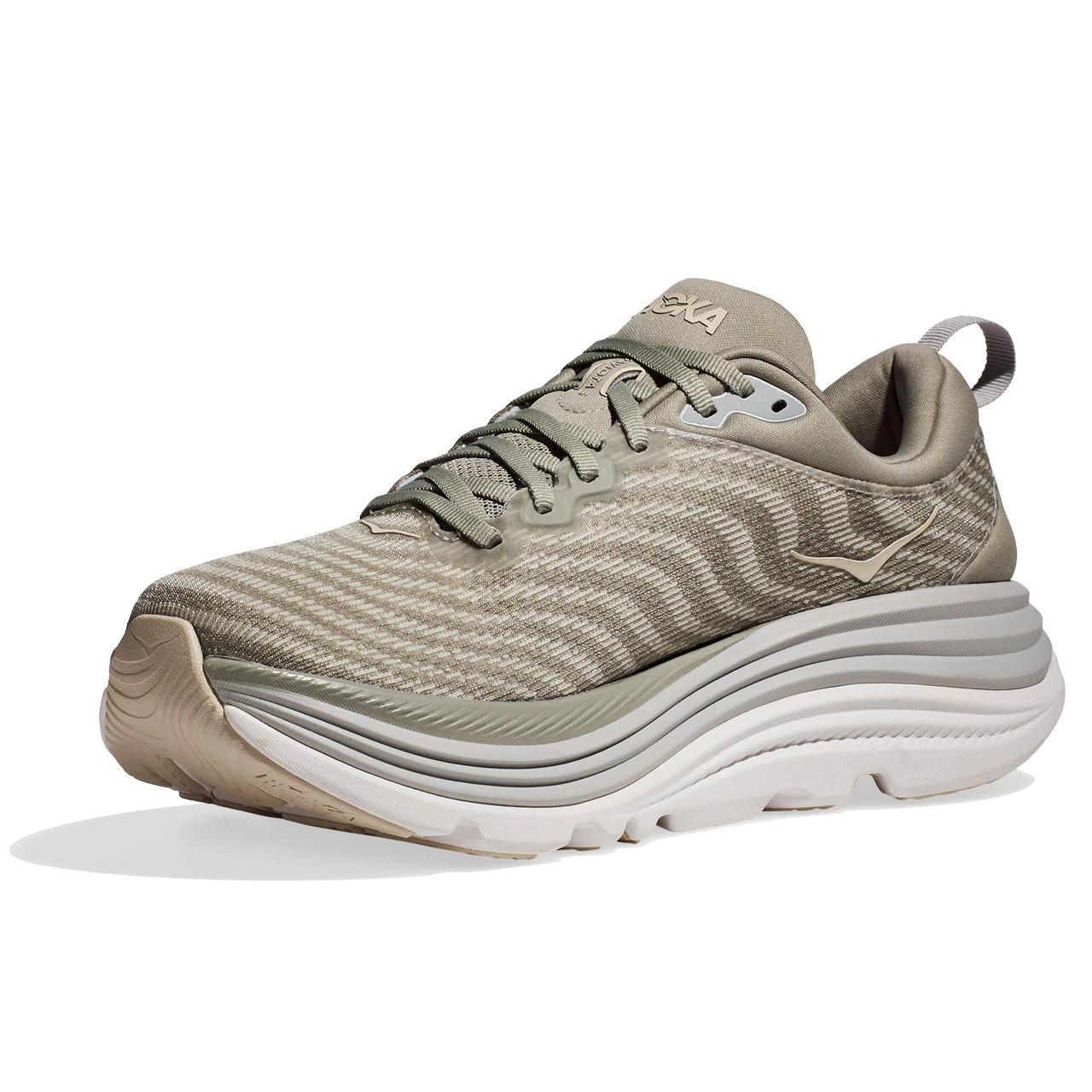 HOKA ONE ONE Men's Gaviota 5 - Barley / Oat Milk (Medium Width) - Image 4