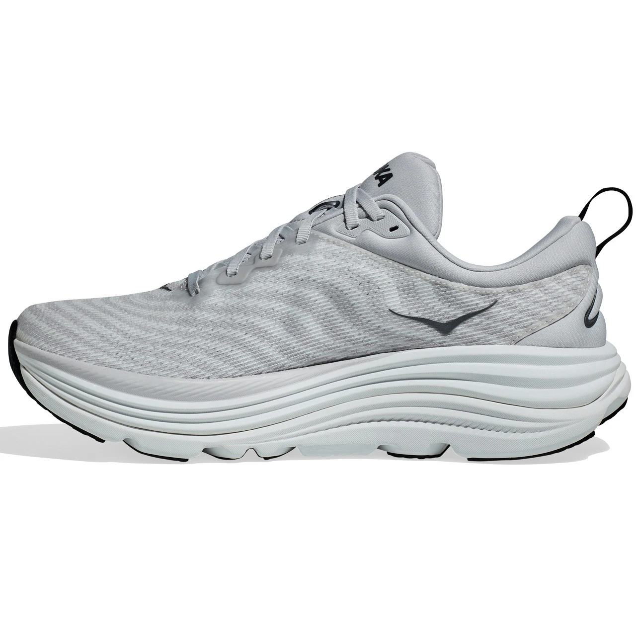 HOKA ONE ONE Men's Gaviota 5 - Nimbus Cloud / Steel Wool (Medium Width) - Image 2