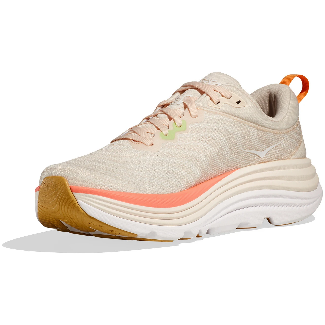 HOKA ONE ONE Women's Gaviota 5 - Vanilla / Eggnog (Medium Width) - Image 4