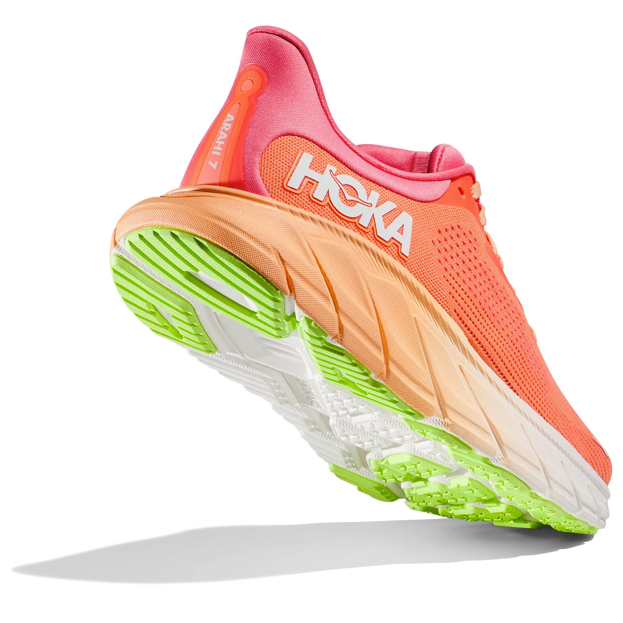 HOKA ONE ONE Women's Arahi 7 - Papaya / Coral (Medium Width) - Image 5