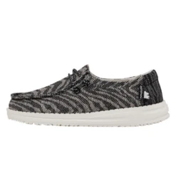 Hey Dude Youth Wendy - Zebra Black