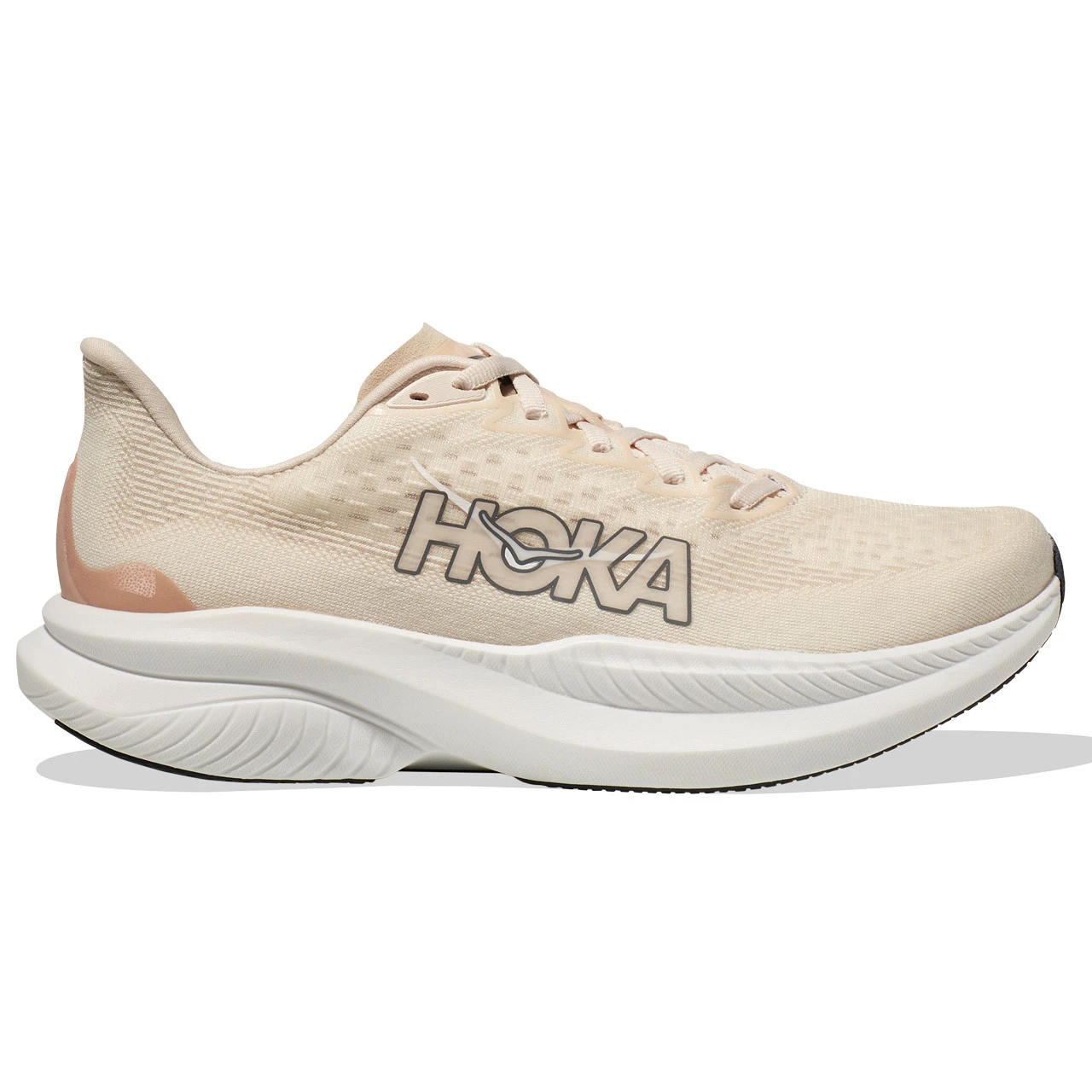 HOKA ONE ONE Women's Mach 6 -Eggnog / Vanilla (Medium Width)