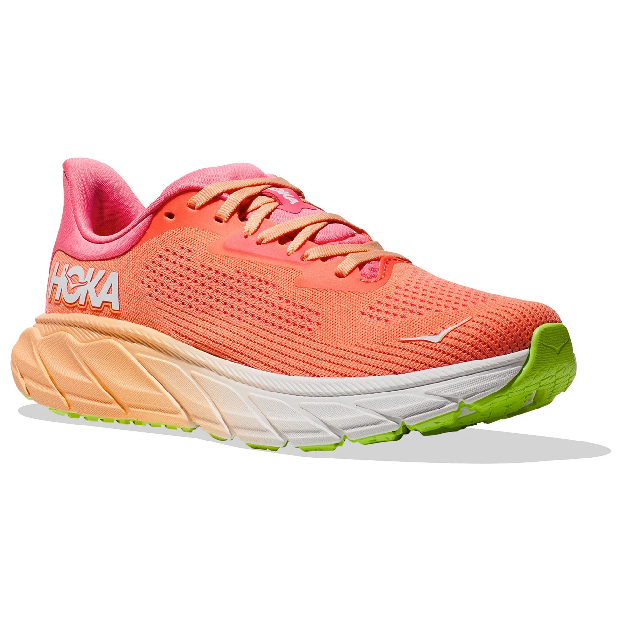 HOKA ONE ONE Women's Arahi 7 - Papaya / Coral (Medium Width) - Image 3