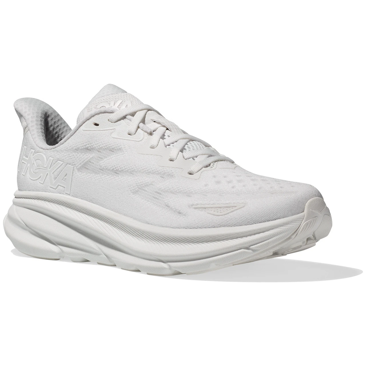 HOKA ONE ONE Men's Clifton 9 - White / White (Medium Width) - Image 3