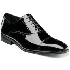 Florsheim Men's Tux Cap Toe - Black Patent
