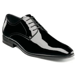 Florsheim Men's Tux Plain Toe - Black Patent Leather