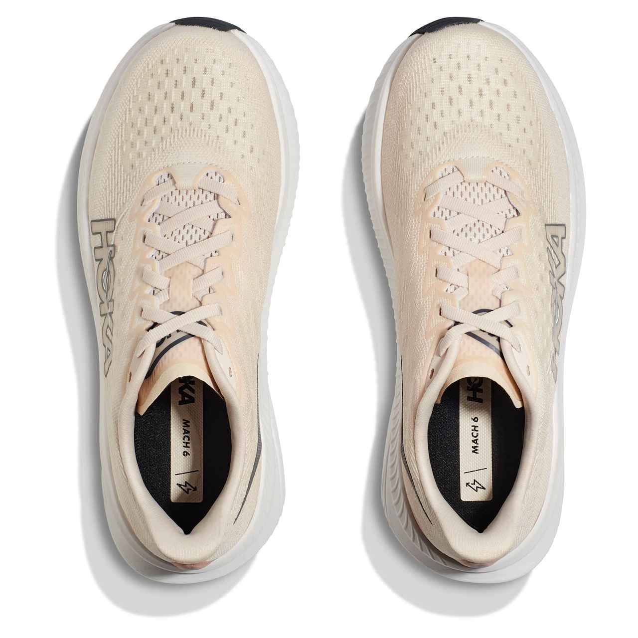 HOKA ONE ONE Women's Mach 6 -Eggnog / Vanilla (Medium Width) - Image 7