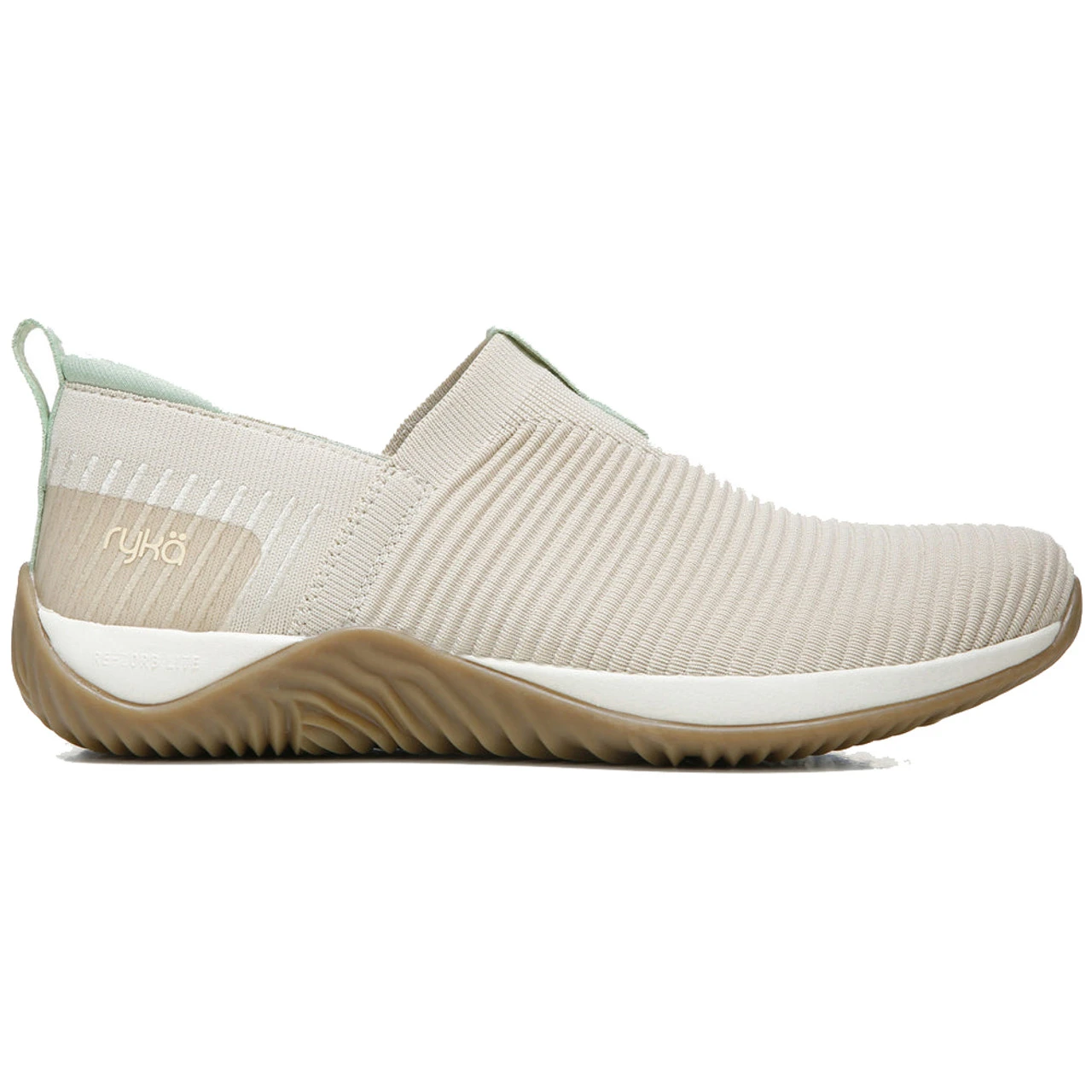 Ryka Women's Echo Knit Slip On - Oatmeal Fabric