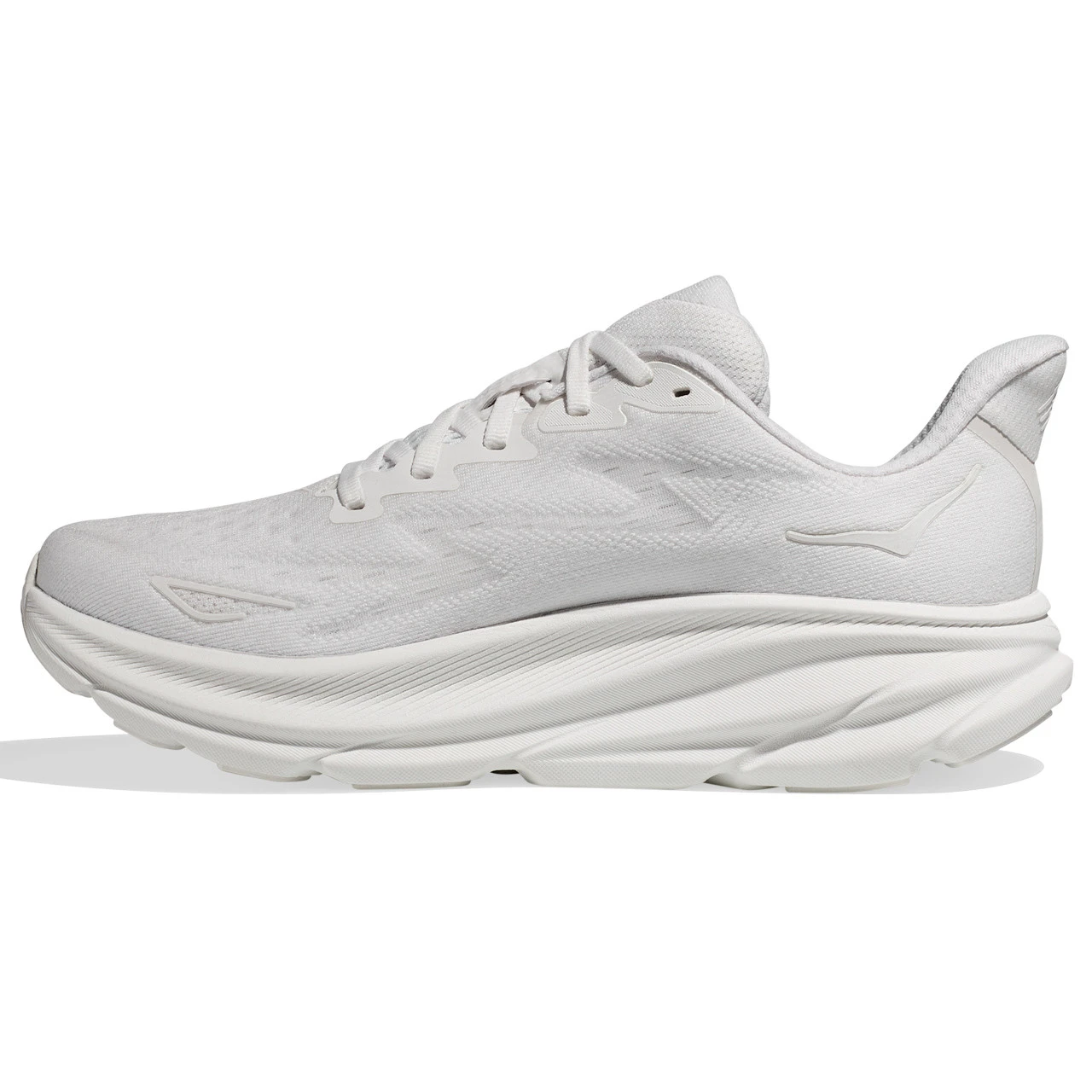 HOKA ONE ONE Men's Clifton 9 - White / White (Medium Width) - Image 2
