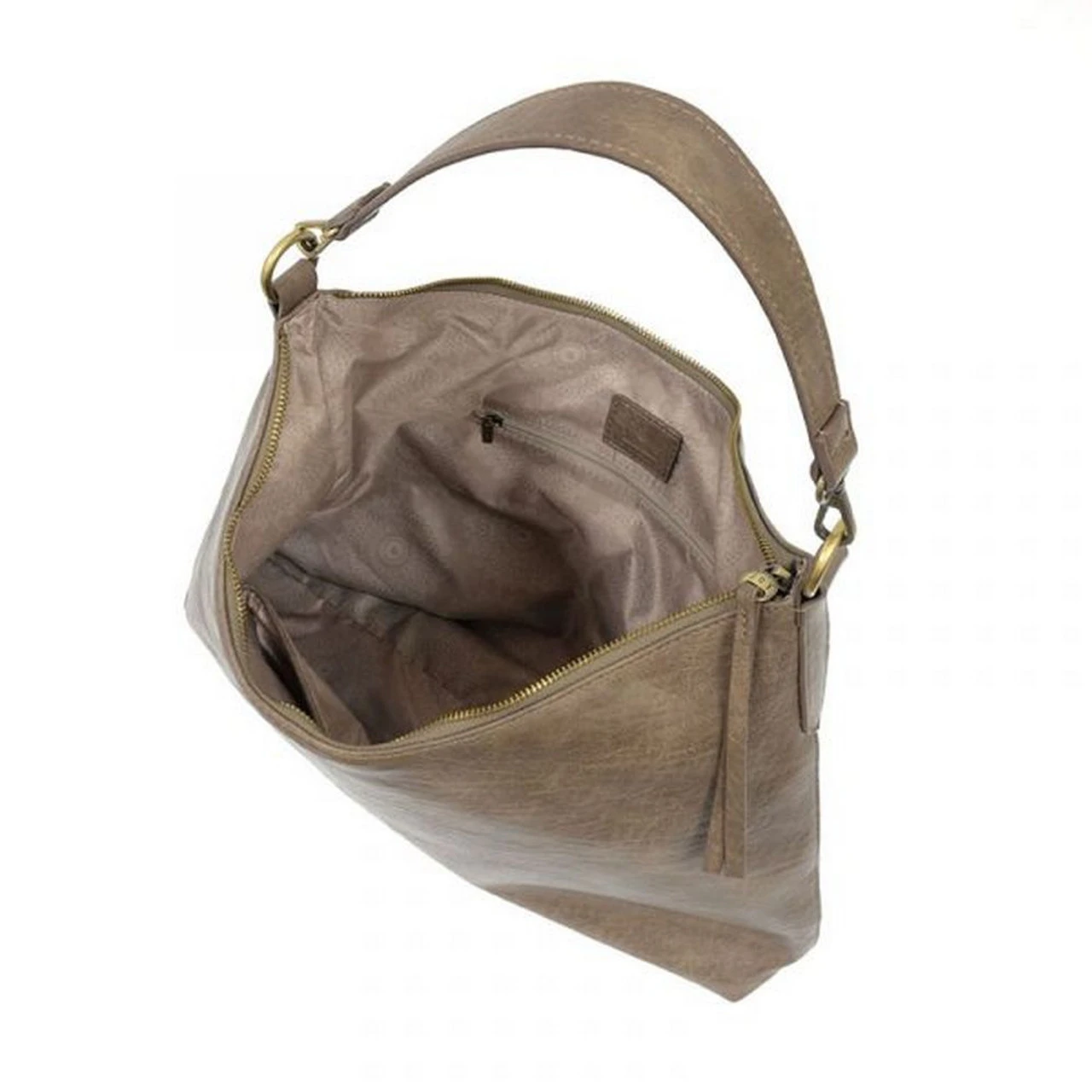 Joy Susan Sloane Slouchy Hobo Bag - Taupe - Image 3