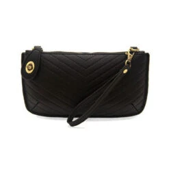 Joy Susan Quilted Mini Crossbody Wristlet Clutch - Black