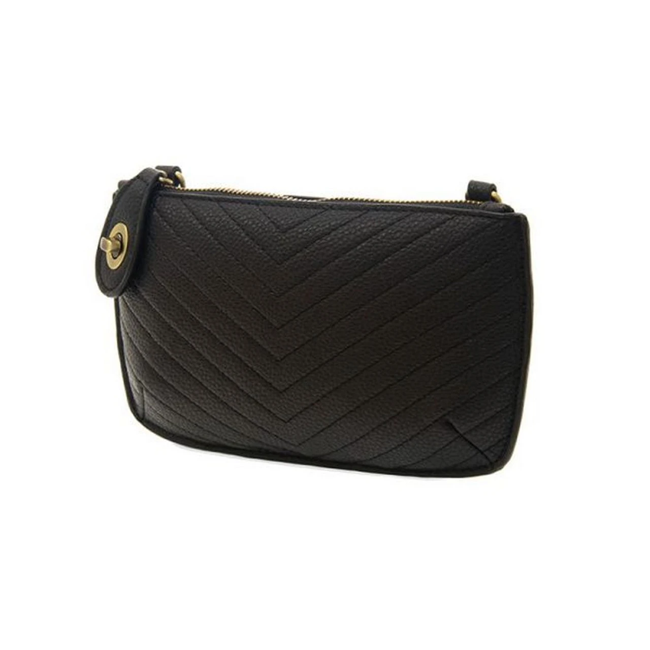 Joy Susan Quilted Mini Crossbody Wristlet Clutch - Black - Image 2