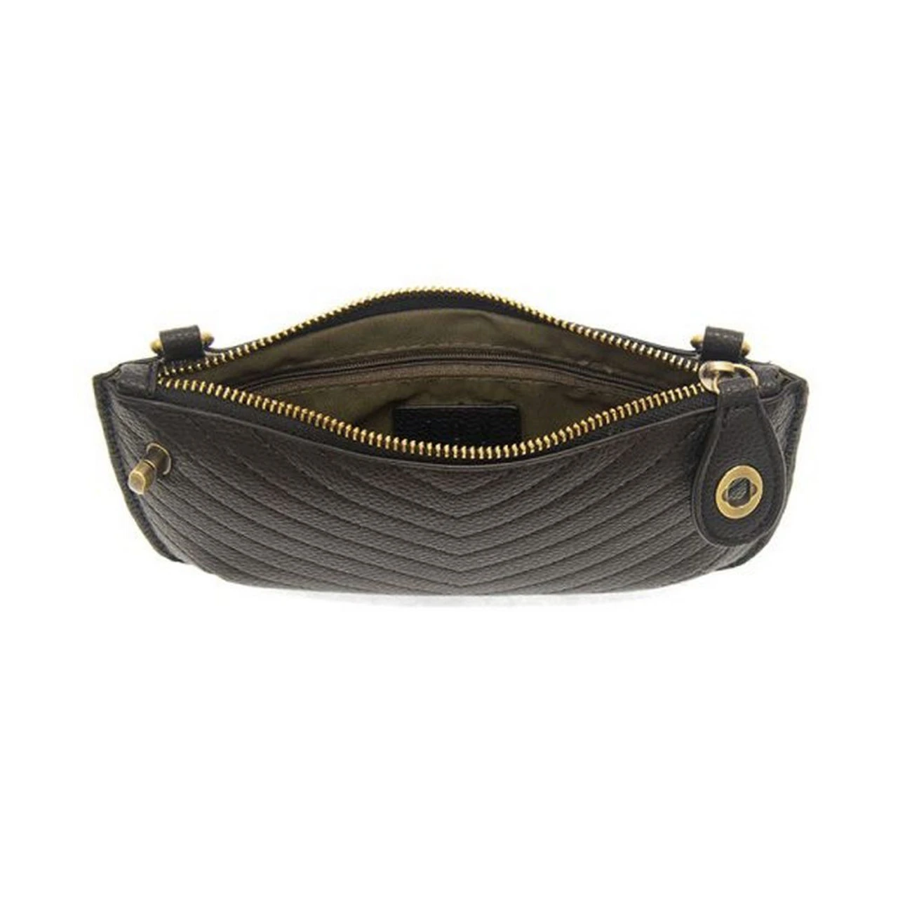 Joy Susan Quilted Mini Crossbody Wristlet Clutch - Black - Image 3