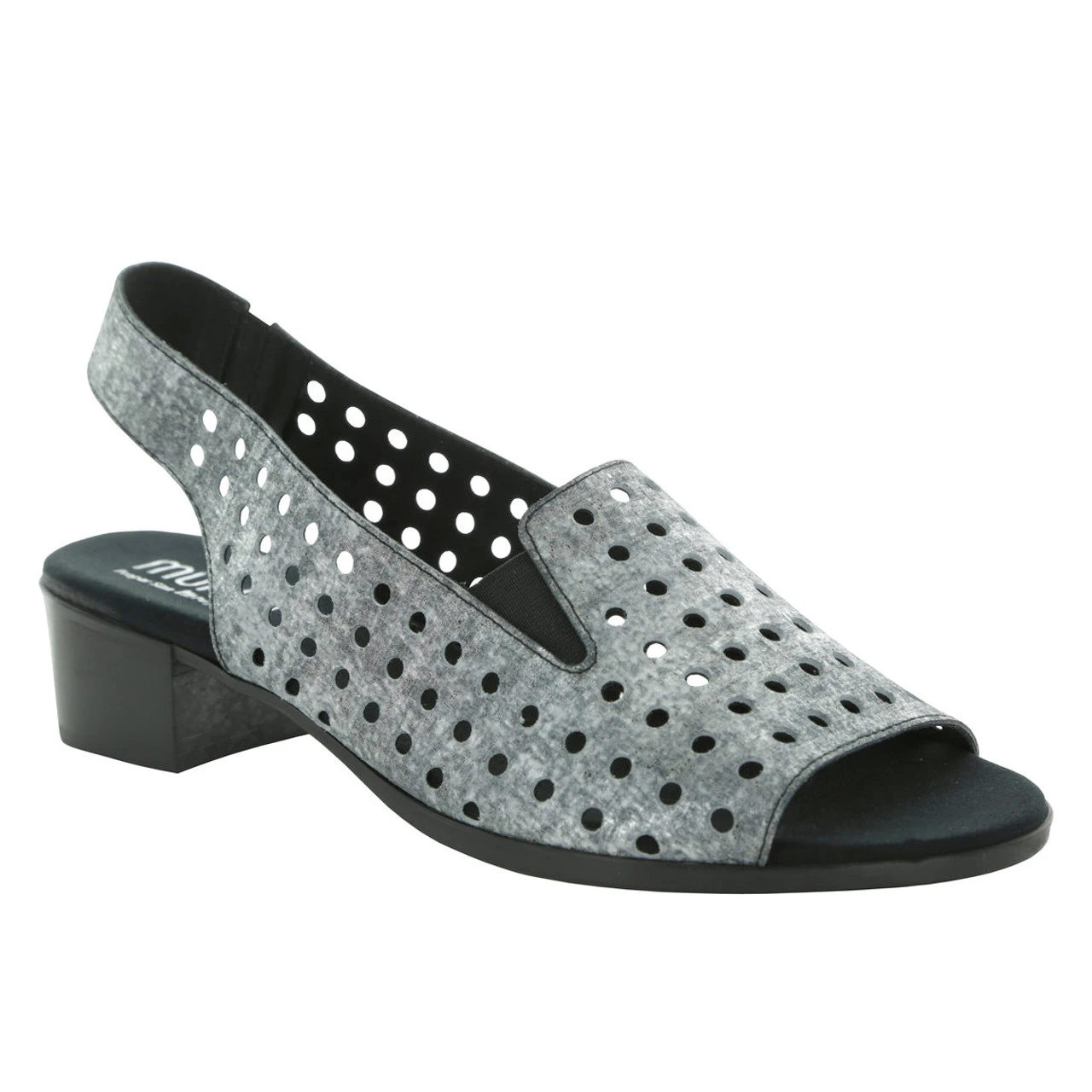 Munro Women's Mickee - Pewter Metallic Leather