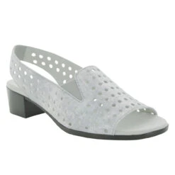 Munro Women's Mickee - Silver Metallic Leather