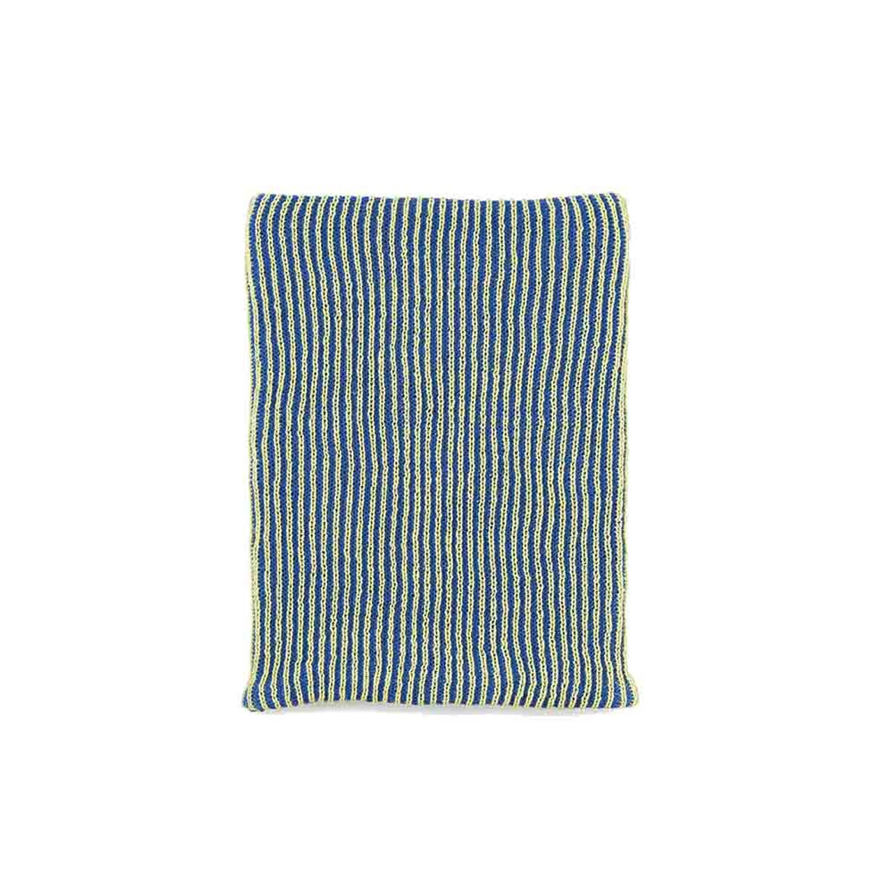 Verloop Simple Rib Snood - Lime Cobalt