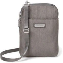 Baggallini Take Two RFID Bryant Crossbody - Sterling Shimmer