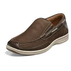 Florsheim Men's Lakeside Slip-On - Brown Nubuck