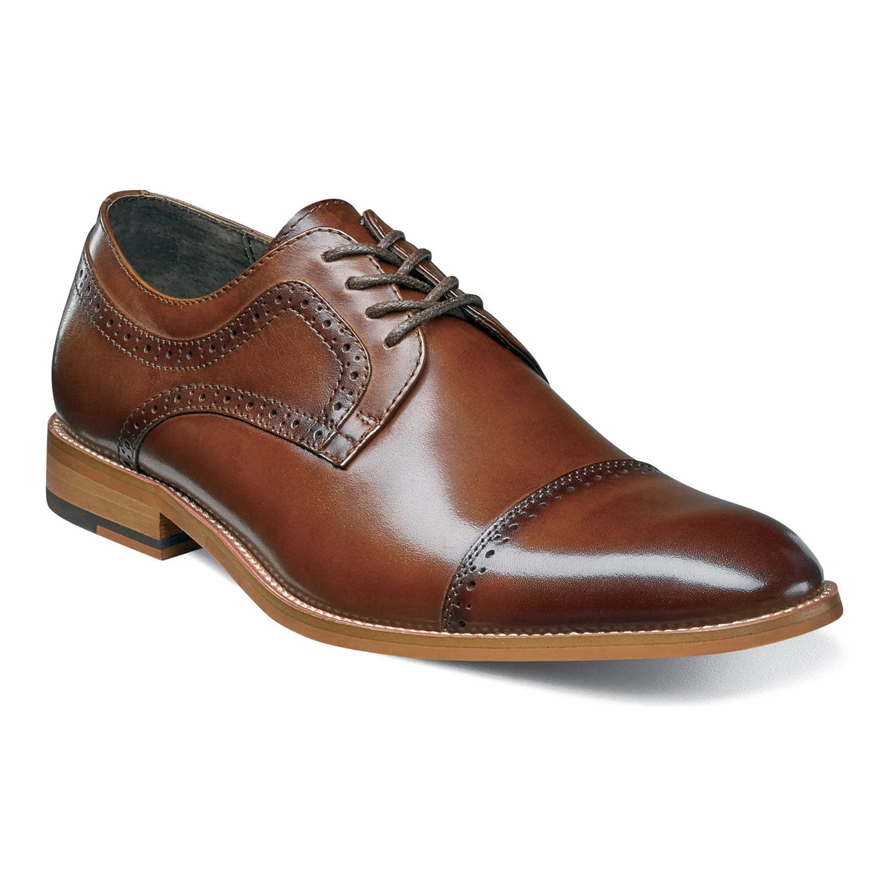 Stacy Adams Men's Dickinson Cap Toe Oxford - Cognac