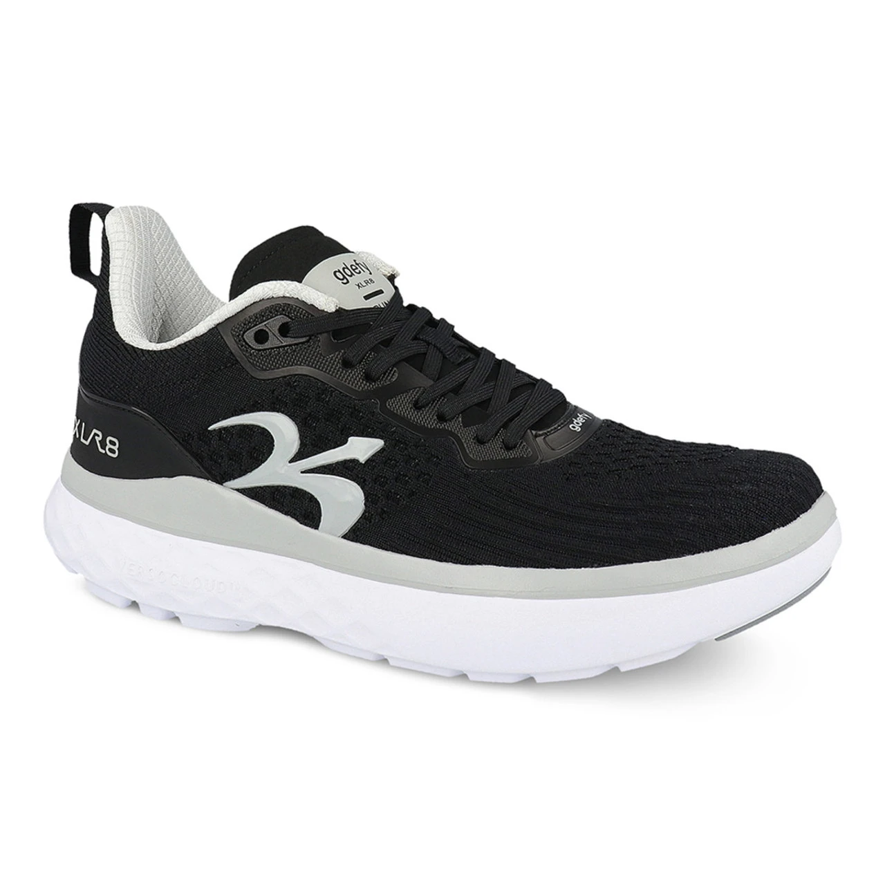 Gravity Defyer Men's GDEFY Running Shoe - Black / Silver