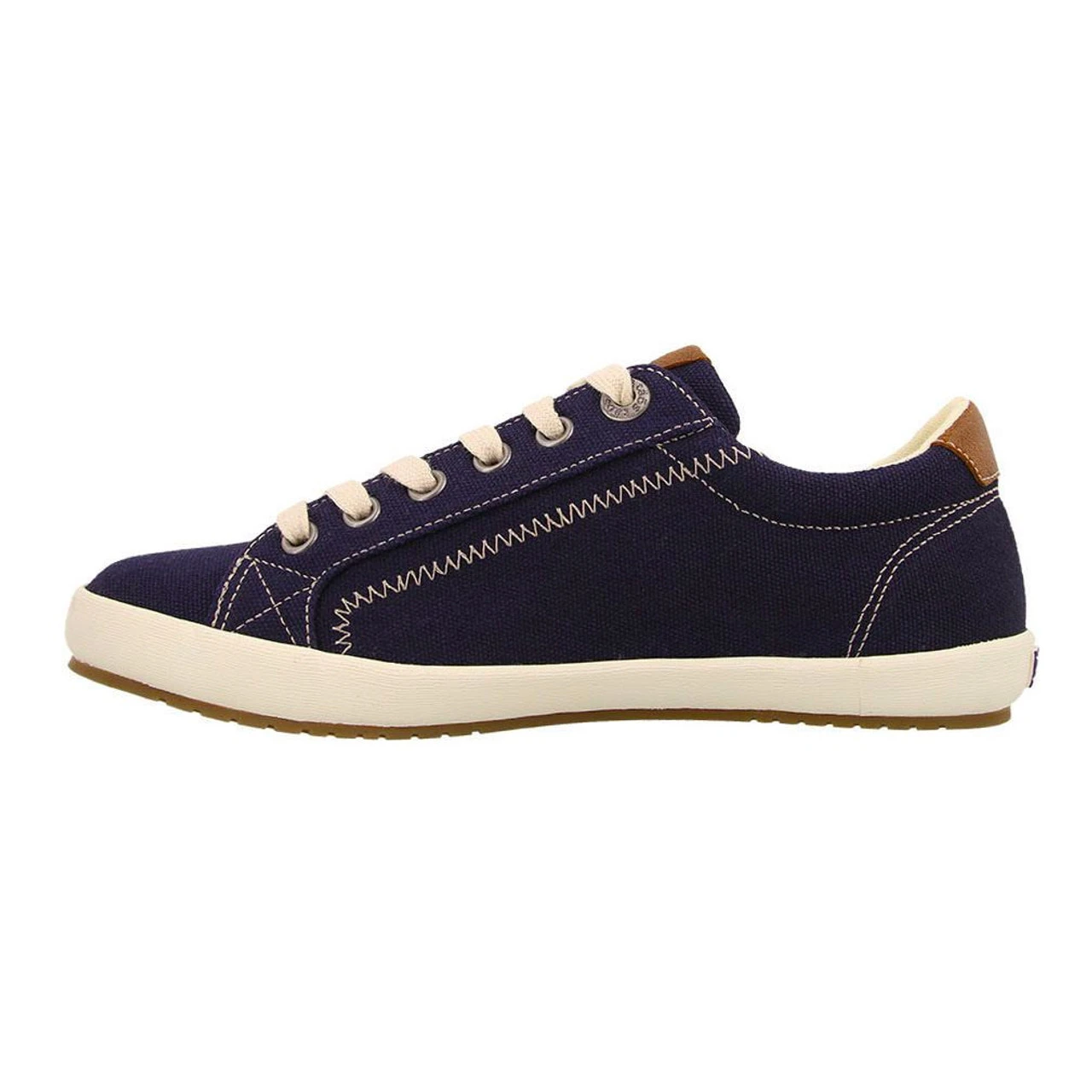Taos Footwear Women's Star Burst - Navy / Tan - Image 3