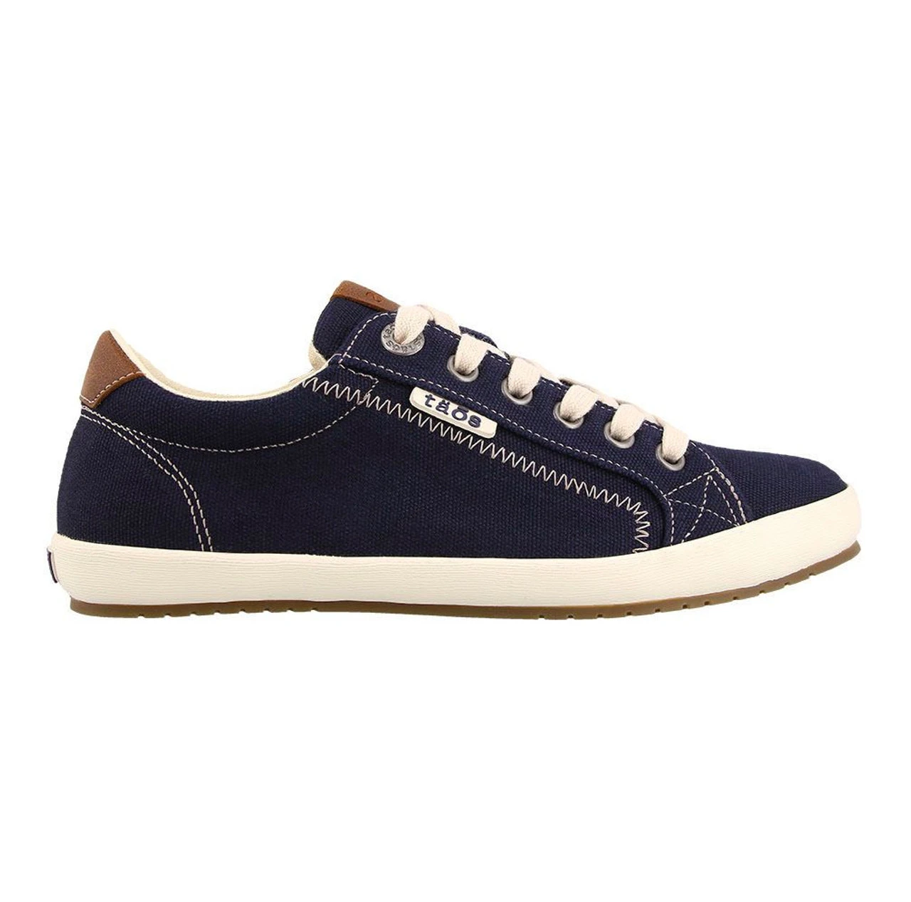 Taos Footwear Women's Star Burst - Navy / Tan - Image 2