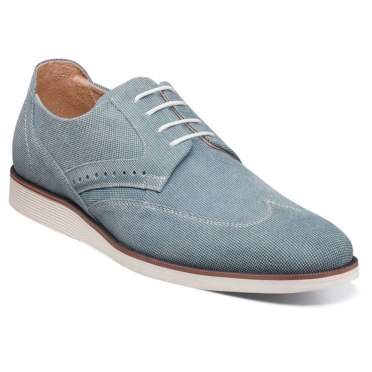 Stacy Adams Men's Luxley Wingtip Oxford - Blue