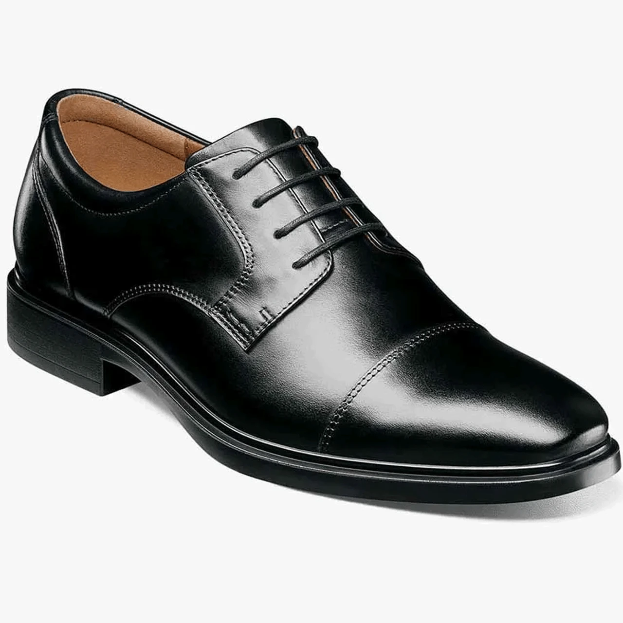 Florsheim Men's Forecast Waterproof Cap Toe Oxford - Black