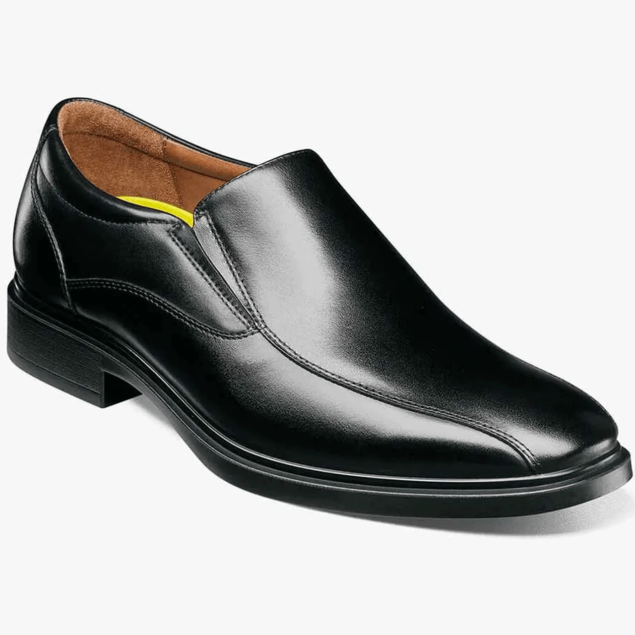 Florsheim Men's Forecast Waterproof Bike Toe Slip On - Black