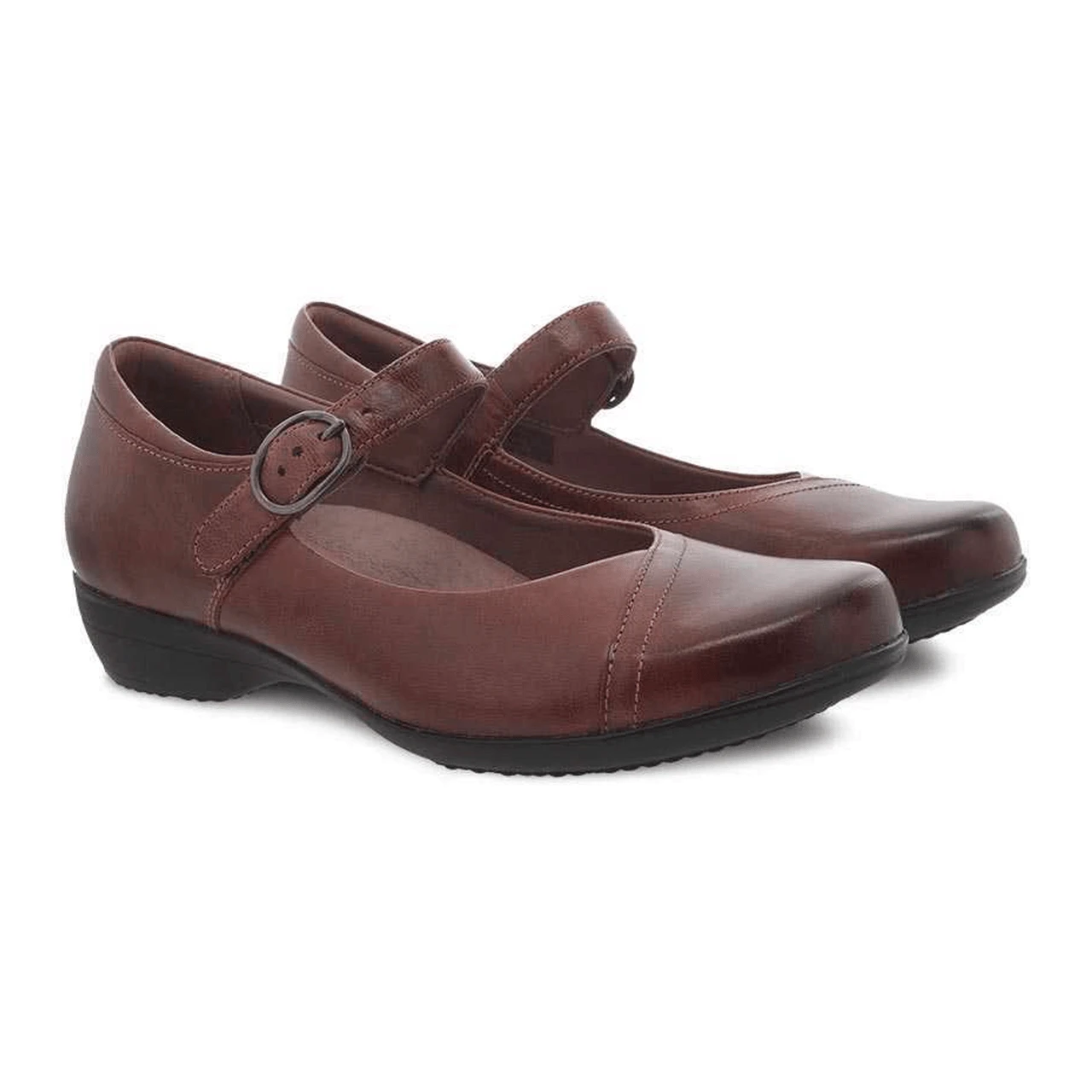 Dansko Women's Fawna - Chestnut Burnished Calf - Image 3