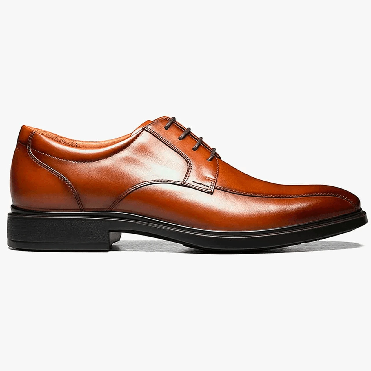 Florsheim Men's Forecast Waterproof Bike Toe Oxford - Cognac - Image 2