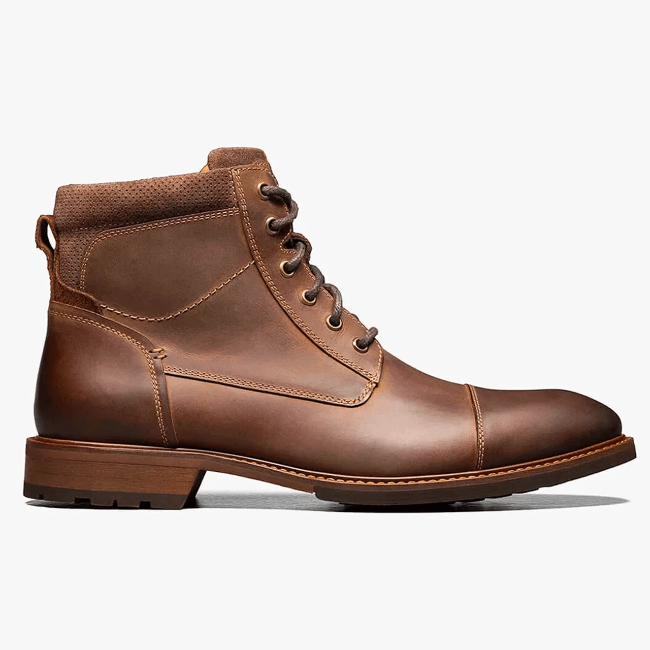 Florsheim Men's Lodge Cap Toe Lace Up Boot - Brown CH - Image 2