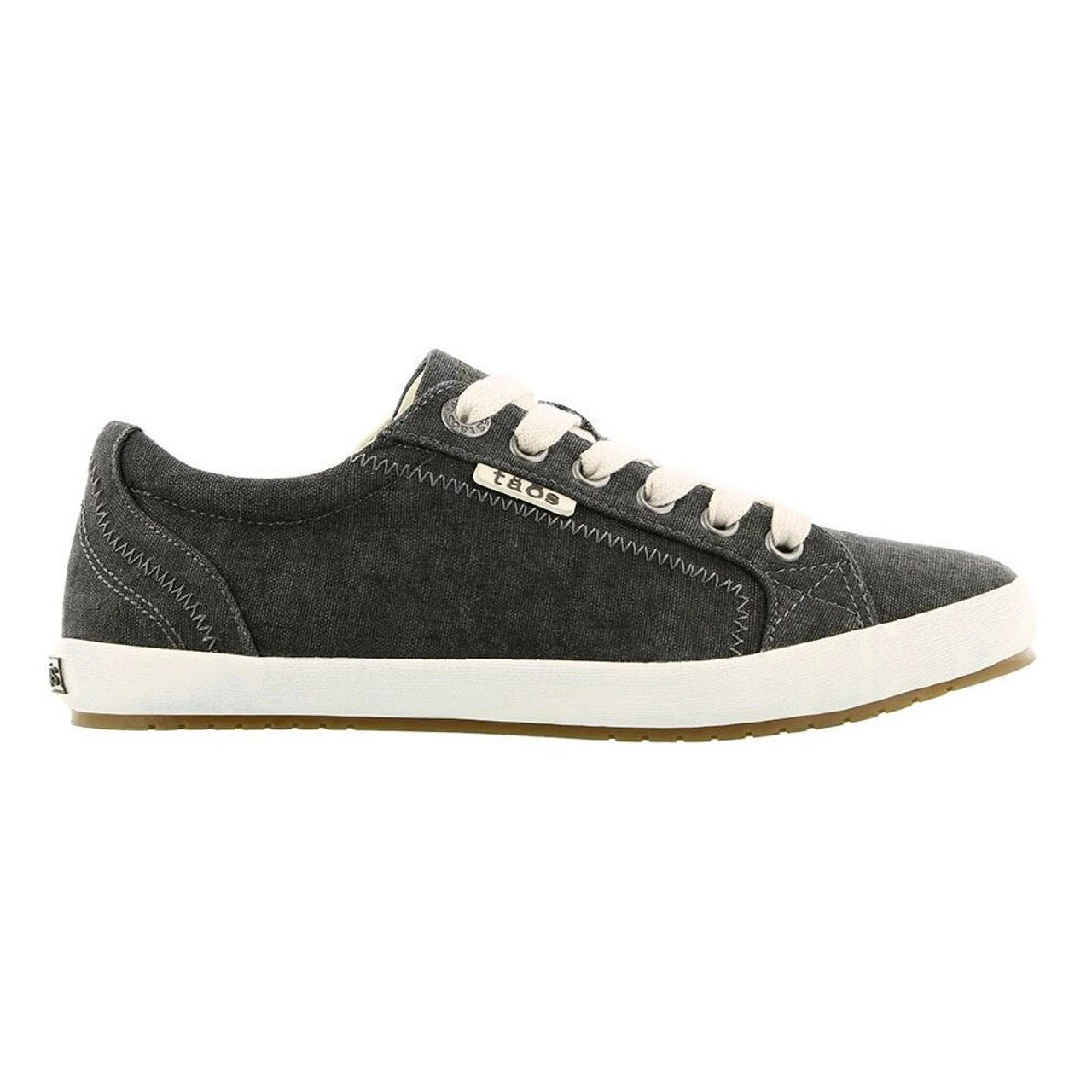Taos Footwear Women's Star - Charcoal Wash Canvas - Image 2