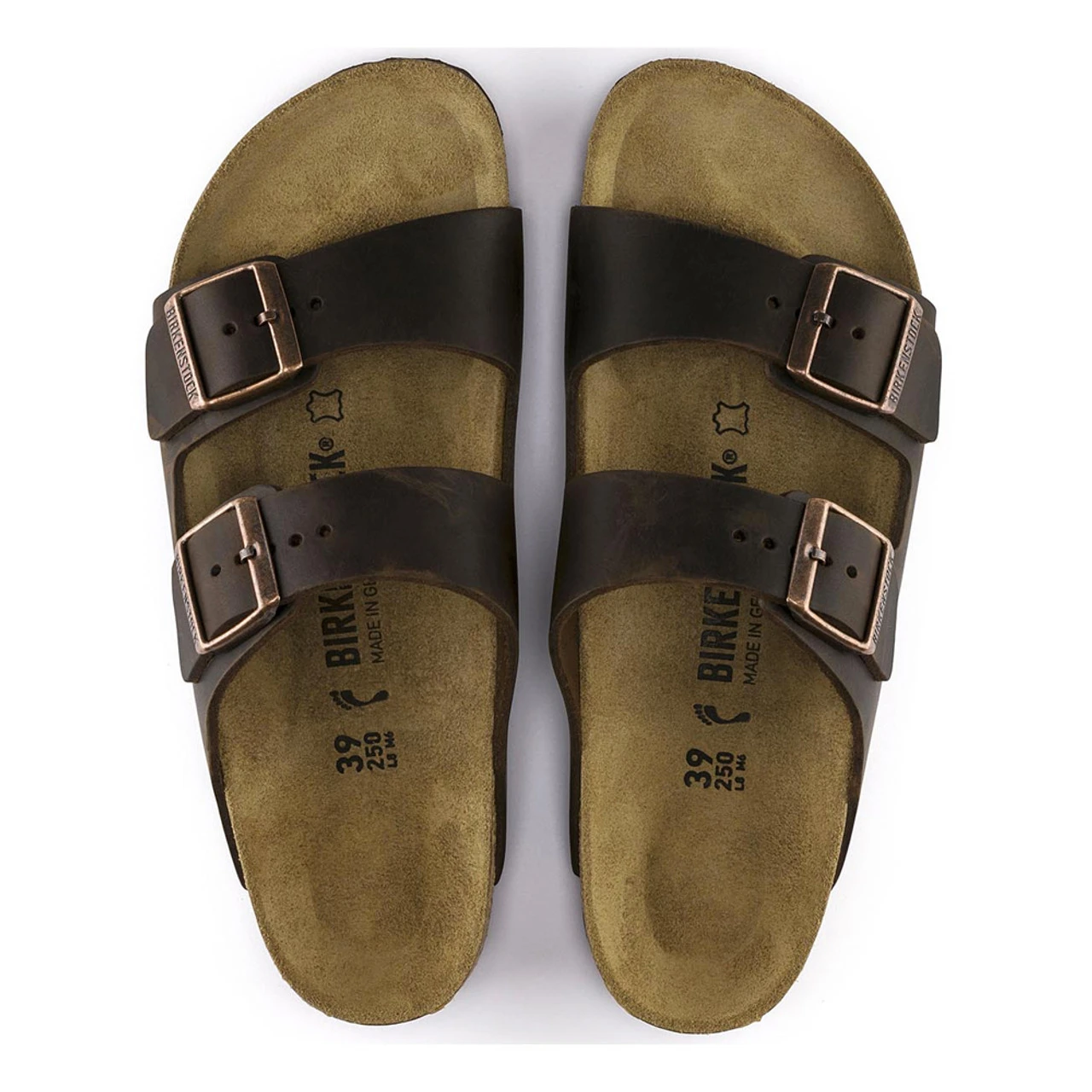 Birkenstock Arizona Oiled Leather - Habana (Narrow Width) - Image 3