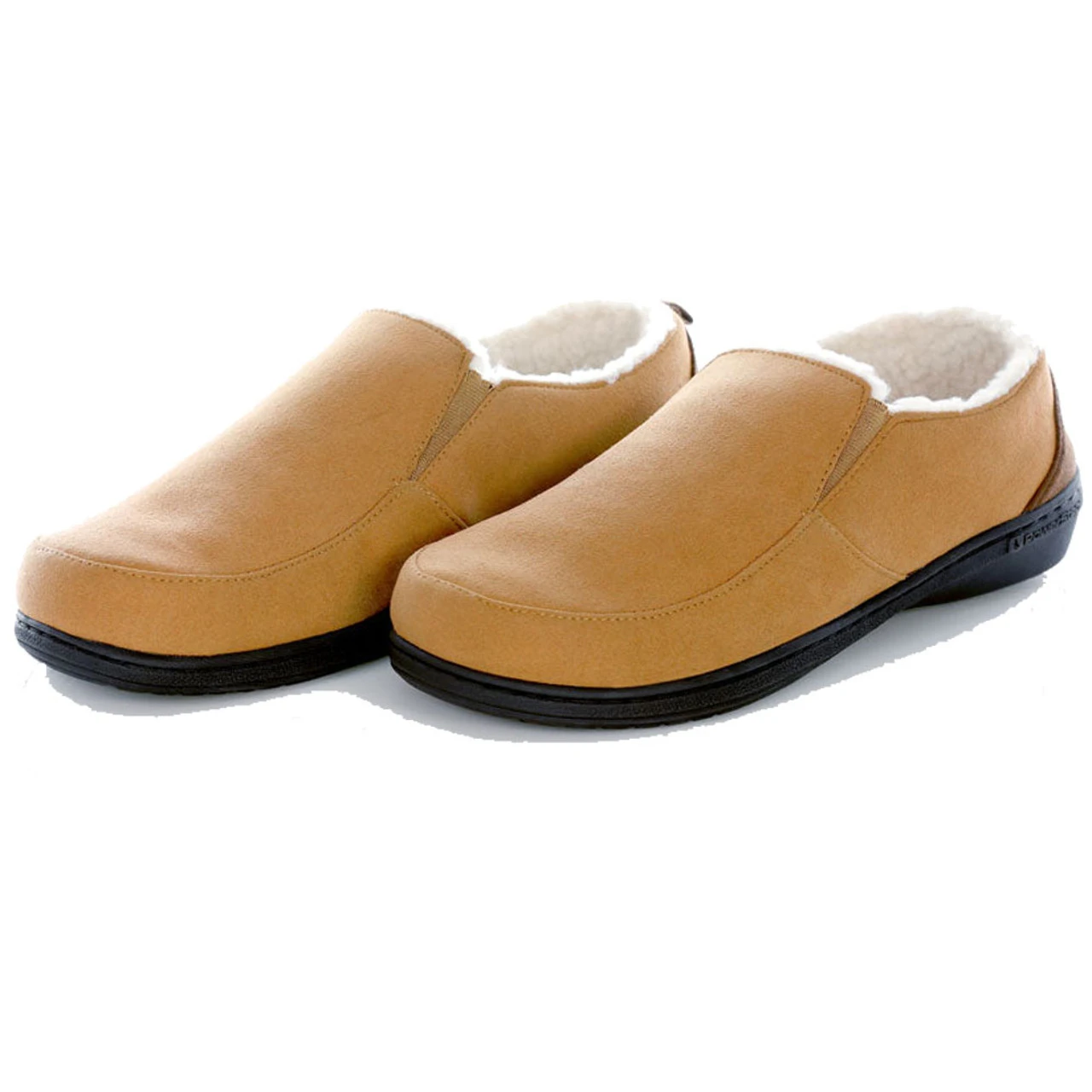 PowerStep Men's Twin-Gore Slippers - Brown - Image 3