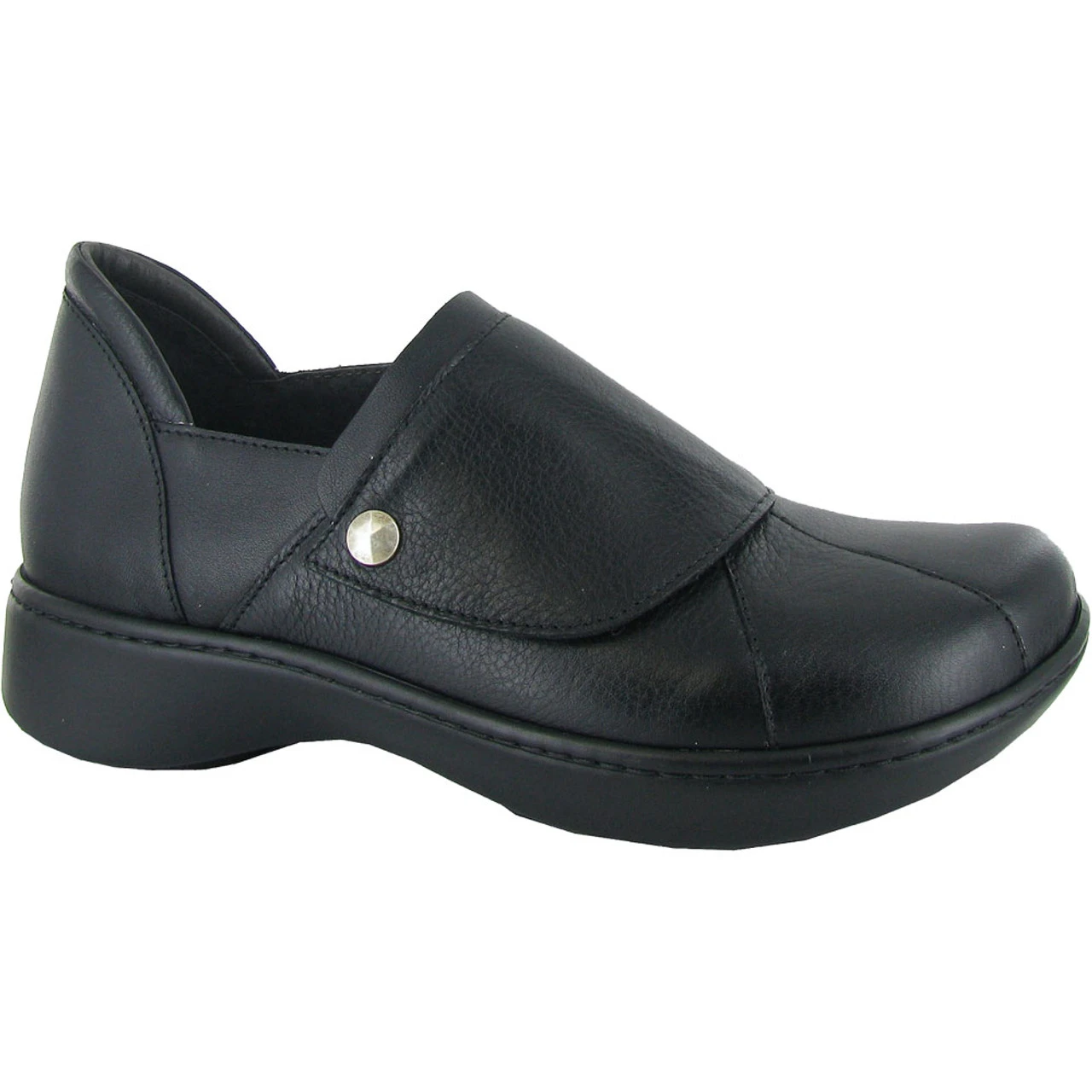 Naot Women's Lagoon - Soft Black Leather / Jet Black Leather