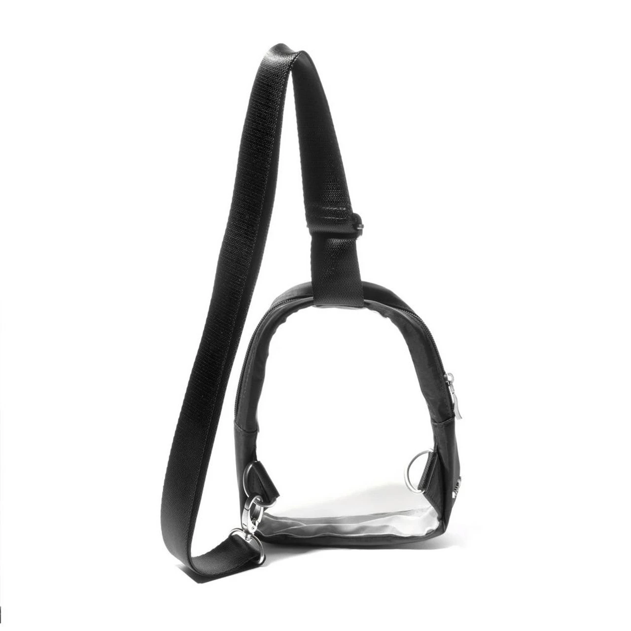 Baggallini Clear Stadium Mini Sling - Black - Image 2