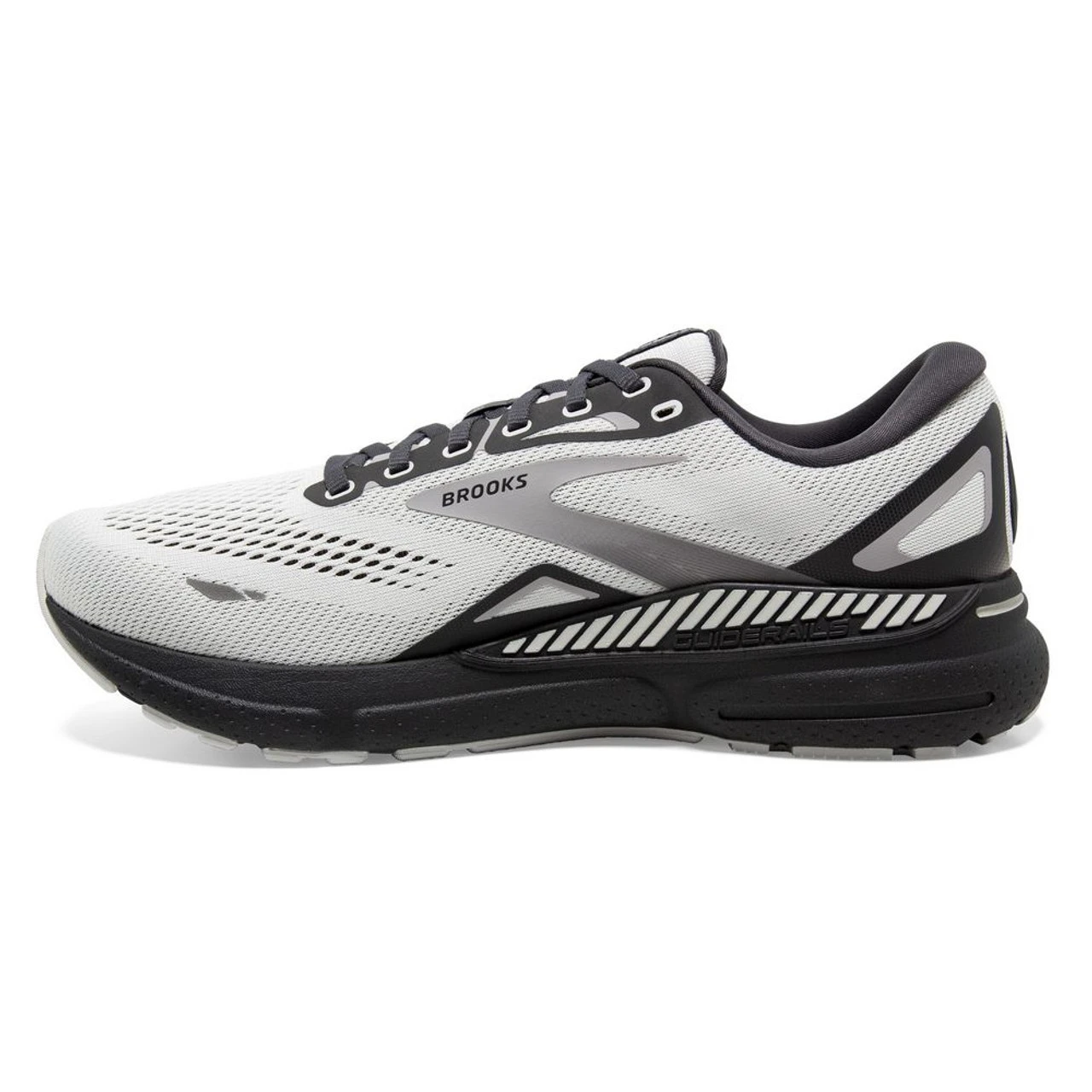 Brooks Men's Adrenaline GTS 23 - Oyster / Ebony / Alloy - Image 2