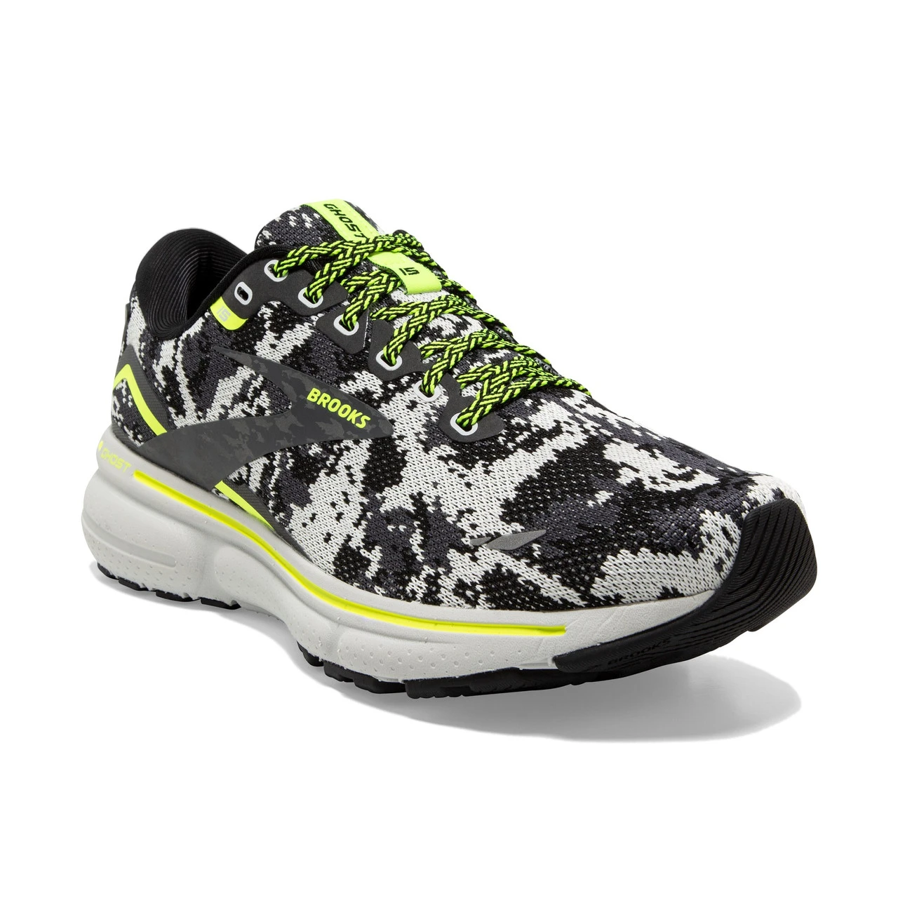 Brooks Men's Ghost 15 - Black / Ebony / Nightlife - Image 3