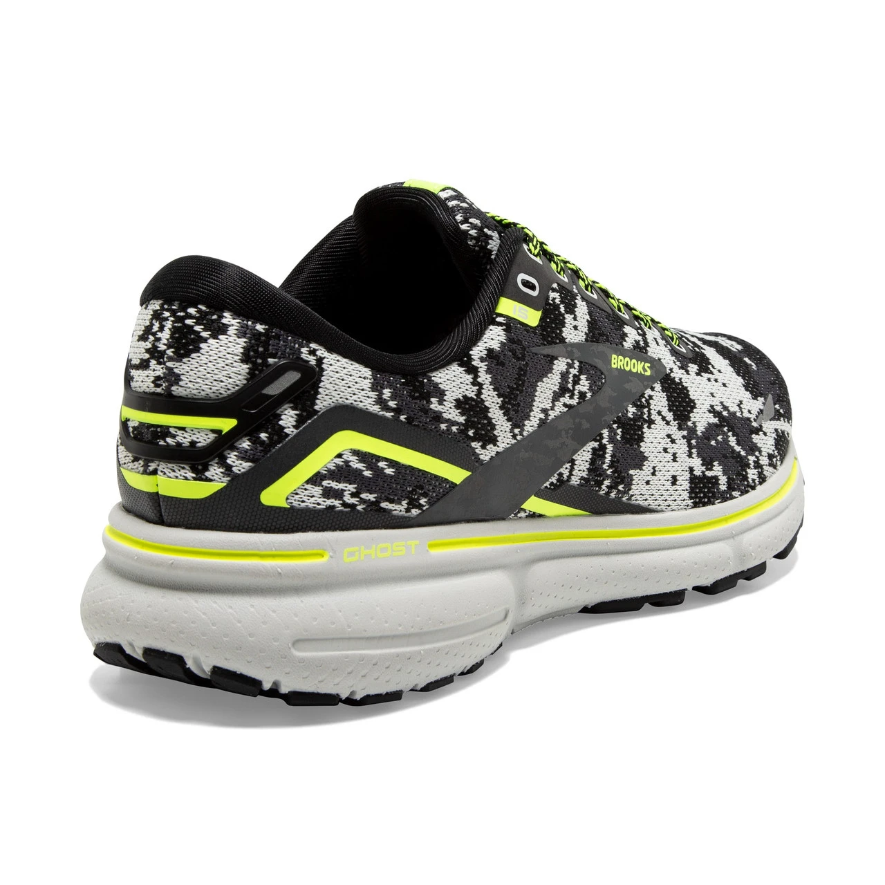 Brooks Men's Ghost 15 - Black / Ebony / Nightlife - Image 4