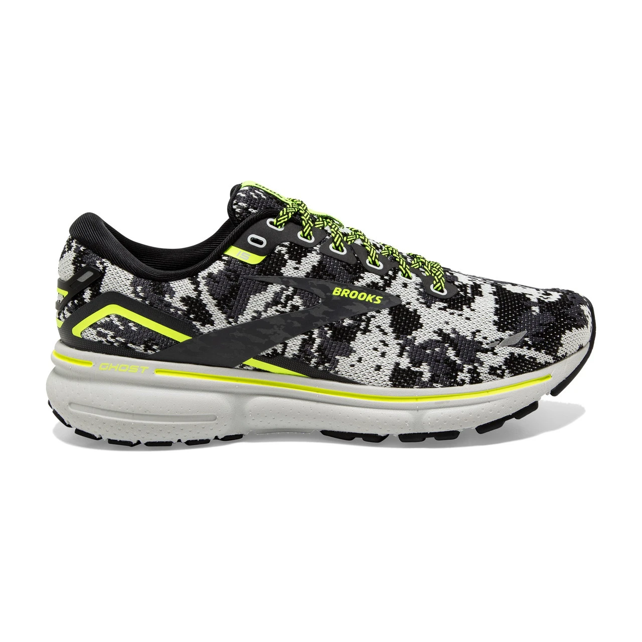 Brooks Men's Ghost 15 - Black / Ebony / Nightlife
