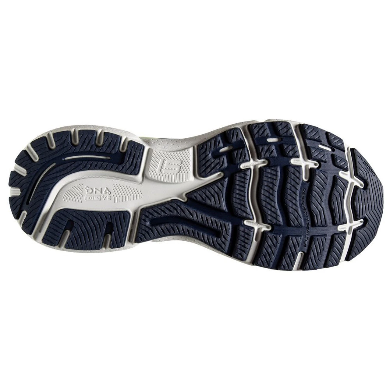 Brooks Men's Ghost 15 - Peacoat / Nightlife / Grey - Image 6