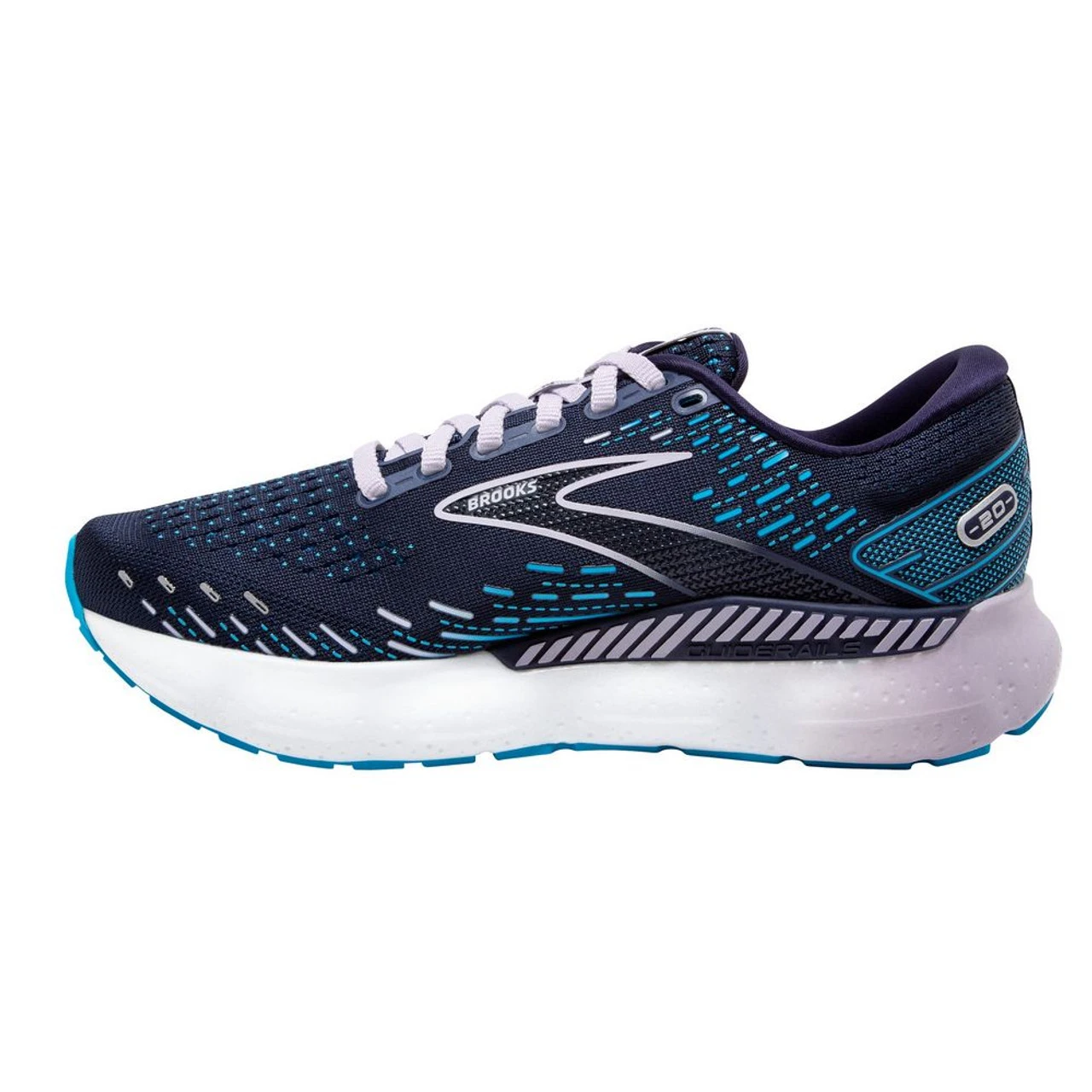 Brooks Women's Glycerin GTS 20 - Peacoat / Ocean / Pastel Lilac - Image 2